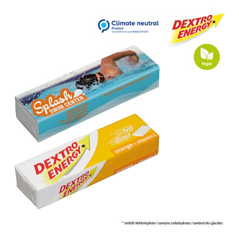 DEXTRO ENERGY Stange - Orange ohne Werbeanbringung