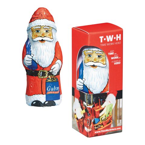 Gubor Weihnachtsmann in Geschenkbox weiß | 2-farbiger Digitaldruck