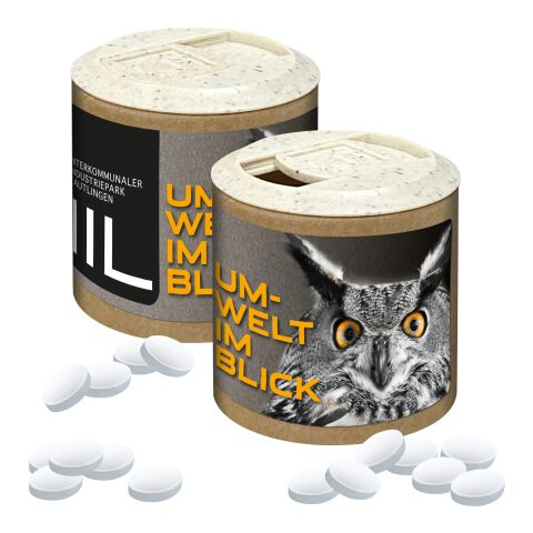 Papier-Werbedose mit Cool Ice, 80g Digitaldruck