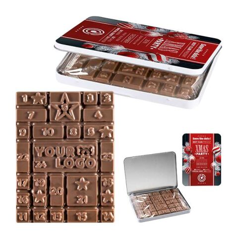 Adventskalender MINI Dekordose - Sonder-Adventskalender-Schokoladentafel Digitaldruck