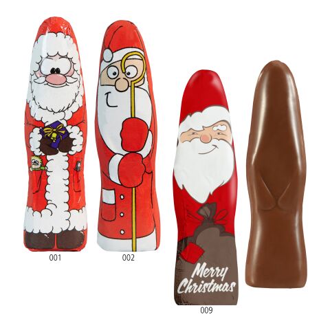 MINI Schoki-Weihnachtsmännchen Standardmotive ohne Werbeanbringung | Stab