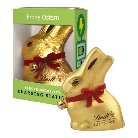 Lindt &amp; Sprüngli Osterhase in Werbegeschenkbox