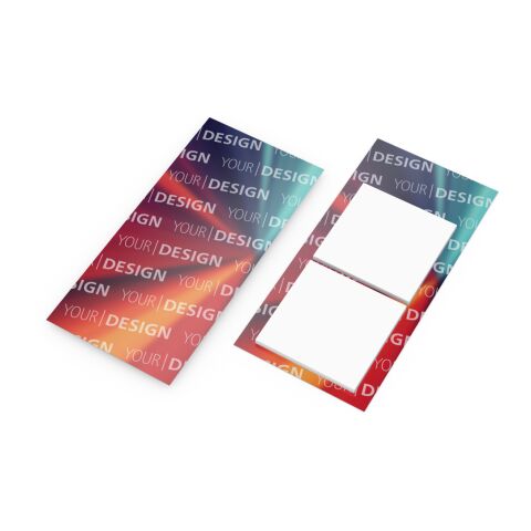 Haftnotizen-Note-Card bunt | Nicht verfügbar | ohne Werbeanbringung | 4C-Quality | Haftnotiz weiß