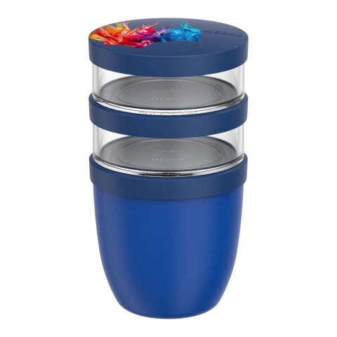 Mepal Ellipse Dreiteiliger, 500 ml + 2 x 200 ml isolierter Lunchpot Standard | Vivid blue | ohne Werbeanbringung | Nicht verfügbar | Nicht verfügbar