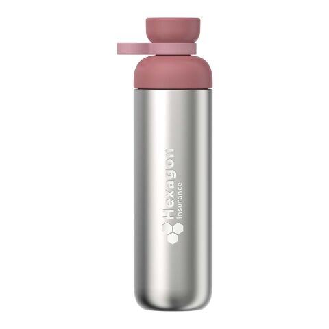 Mepal Vita 900 ml Trinkflasche aus recyceltem Edelstahl (Kohlensäure geeignet) rosa
