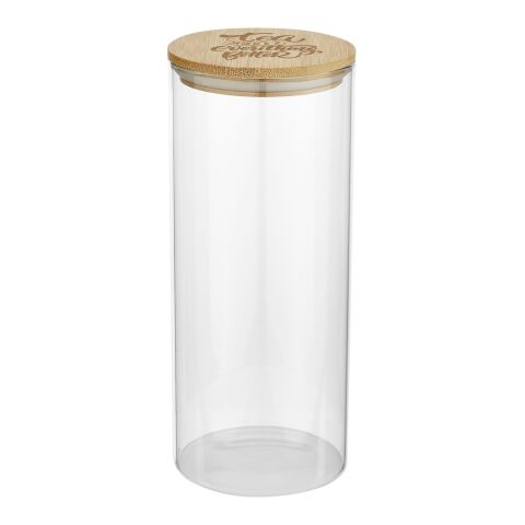 Boley 940 ml Glasbehälter für Lebensmittel Standard | beige-weiß | ohne Werbeanbringung | Nicht verfügbar | Nicht verfügbar