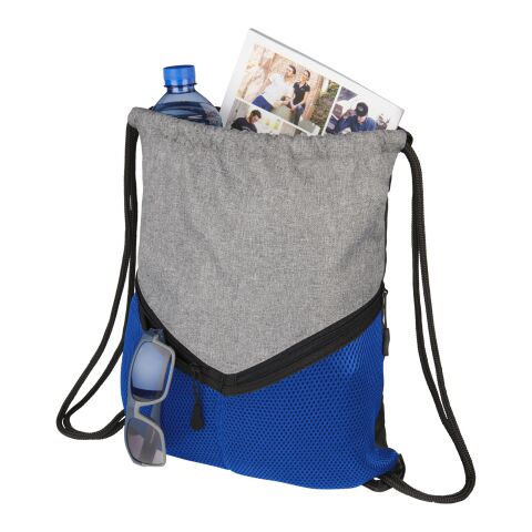 Voyager Sporttasche mit Kordel Standard | royalblau-grau | ohne Werbeanbringung | Nicht verfügbar | Nicht verfügbar | Nicht verfügbar