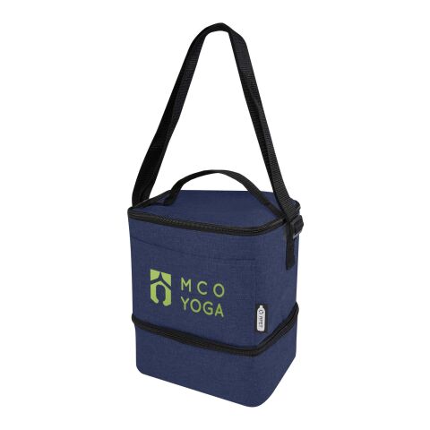 48h Express-Druck Werbeartikel Tundra rPET Lunch Kühltasche für 9 Dosen – navy – mit Logo bedruckt