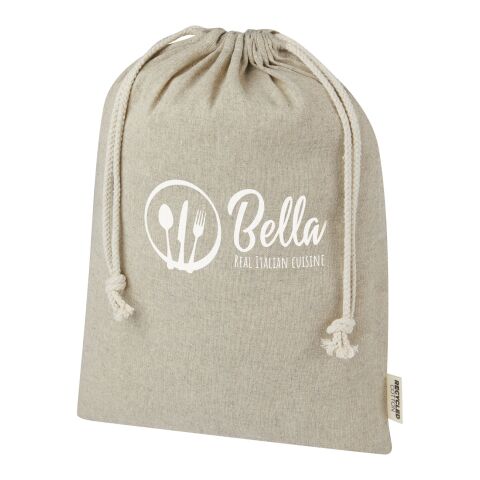 Pheebs 150 g/m² GRS Geschenkbeutel aus Recyclingbaumwolle groß 4 l