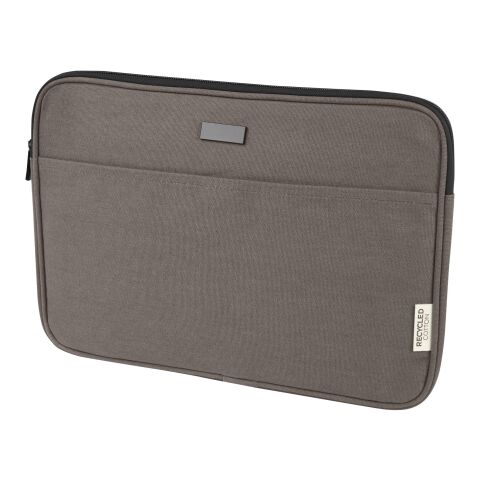 Joey 14&quot; Laptophülle aus GRS recyceltem Canvas 2 L Standard | grau | ohne Werbeanbringung | Nicht verfügbar | Nicht verfügbar | Nicht verfügbar