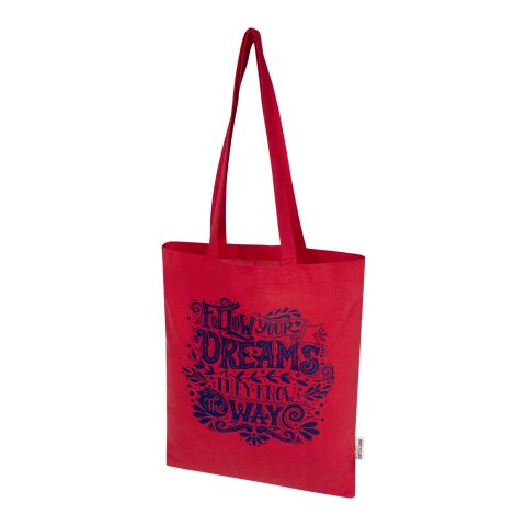 Madras Blend 140 g/m² Tragetasche aus GRS-recycelter Baumwolle 7L