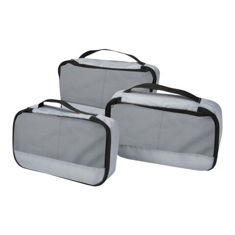 Jet GRS recycelte Packwürfel – 3er-Set grau