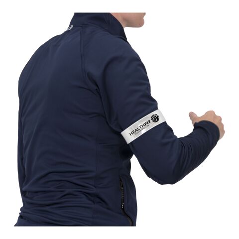 Johan 38 cm reflektierendes Sicherheits-Schnapparmband Standard | weiss | ohne Werbeanbringung | Nicht verfügbar | Nicht verfügbar