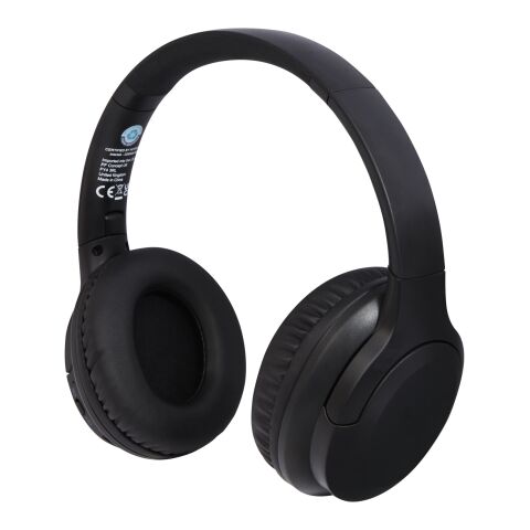 Loop Bluetooth®-Kopfhörer aus recyceltem Kunststoff Standard | schwarz | ohne Werbeanbringung | Nicht verfügbar | Nicht verfügbar