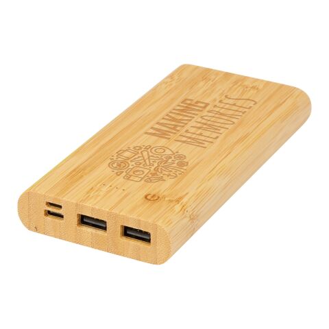 Tulda 10.000 mAh Powerbank aus Bambus 