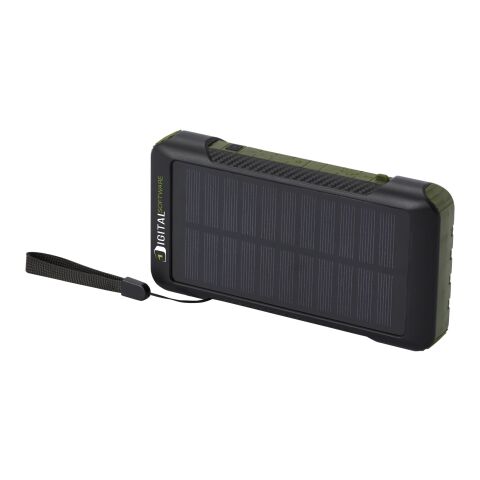 Soldy 10.000 mAh Solardynamo-Powerbank aus recyceltem GRS Kunststoff