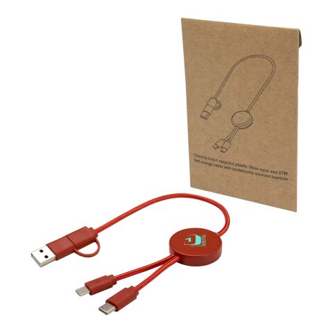 Citala 30 cm 5-in-1 Kabel aus recyceltem Kunststoff für Datenübertragung und 27W Schnellladung