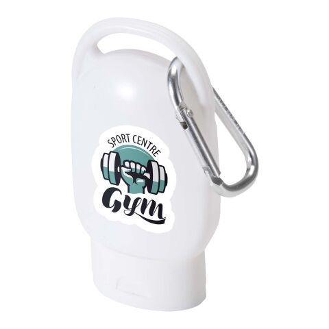 Rosie LSF 30 Sonnencreme mit Karabiner Standard | weiss | ohne Werbeanbringung | Nicht verfügbar | Nicht verfügbar