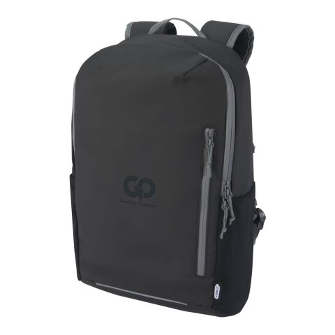 Aqua wasserdichter 15&quot; Laptop-Rucksack aus GRS Recyclingmaterial 21 L Standard | schwarz | ohne Werbeanbringung | Nicht verfügbar | Nicht verfügbar | Nicht verfügbar