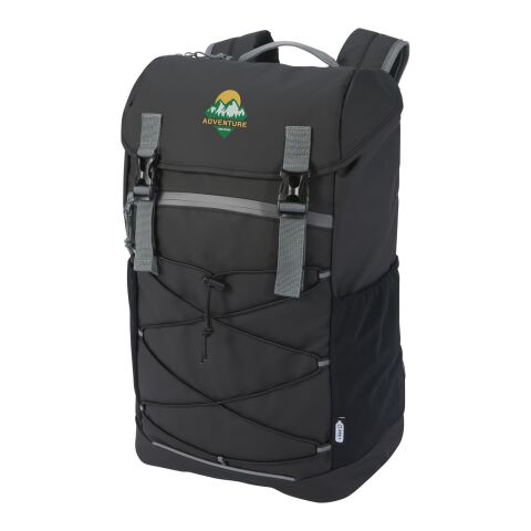 Aqua 15,6&quot; GRS recycelter wasserfester Laptop-Rucksack 23 L schwarz | ohne Werbeanbringung | Nicht verfügbar | Nicht verfügbar | Nicht verfügbar