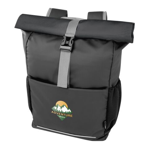 Aqua 15&quot; wasserabweisende Fahrradtasche aus GRS Recyclingmaterial 20 L Standard | schwarz glänzend | ohne Werbeanbringung | Nicht verfügbar | Nicht verfügbar | Nicht verfügbar