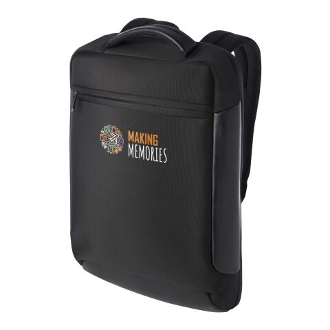 Expedition Pro 15,6&quot; kompakter Laptop-Rucksack GRS Recyclingmaterial 12 L Standard | schwarz glänzend | ohne Werbeanbringung | Nicht verfügbar | Nicht verfügbar | Nicht verfügbar