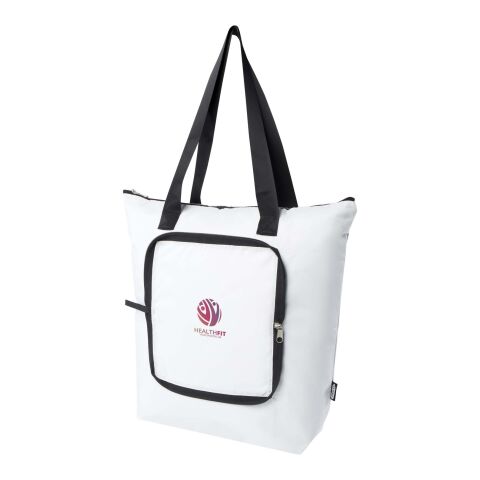 EcoFold faltbare RPET Kühltasche 15 L weiss | ohne Werbeanbringung | Nicht verfügbar | Nicht verfügbar | Nicht verfügbar