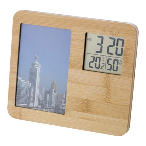 Wetterstation aus Bambus Colton