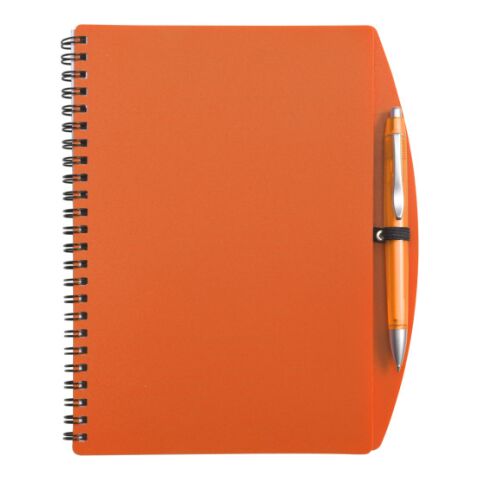 Notizbuch Spektrum aus Kunststoff DIN A5 Orange | ohne Werbeanbringung | Nicht verfügbar | Nicht verfügbar