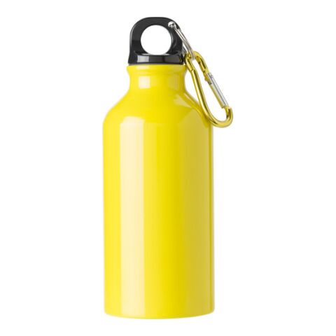 Trinkflasche &#039;Lissabon&#039; aus Aluminium 400ml Gelb | ohne Werbeanbringung | Nicht verfügbar | Nicht verfügbar