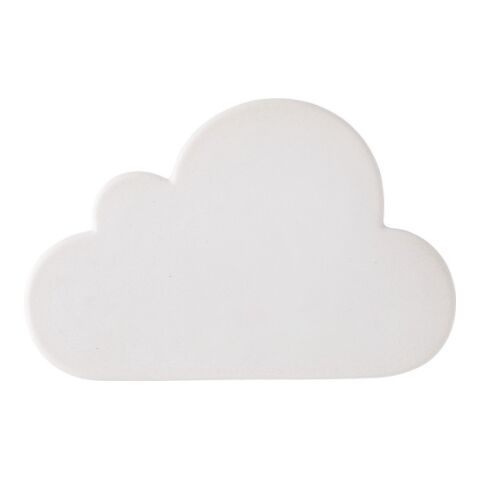 Anti-Stress-Wolke &#039;Cloudy&#039; aus PU-Schaum Weiß | ohne Werbeanbringung | Nicht verfügbar | Nicht verfügbar