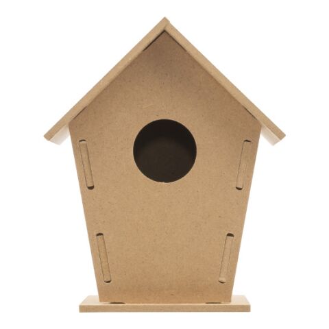 Vogelhaus &#039;Bird&#039;, Bausatz aus Holz Braun | ohne Werbeanbringung | Nicht verfügbar | Nicht verfügbar