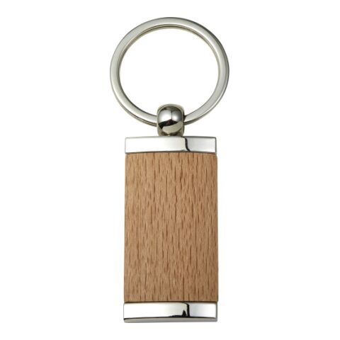 Schlüsselanhänger &#039;Drift&#039; aus Metall &amp; Holz Braun | ohne Werbeanbringung | Nicht verfügbar | Nicht verfügbar