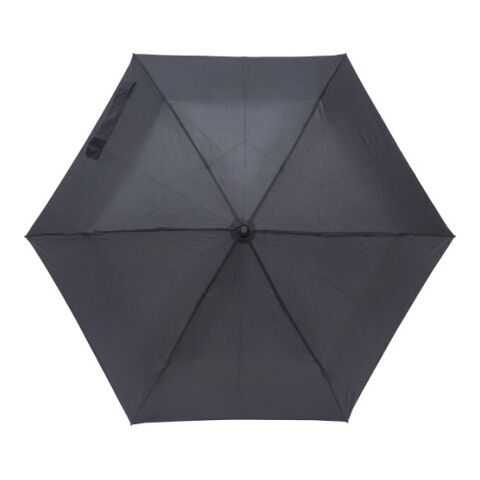 Regenschirm &#039;Tom&#039; aus Pongee-Seide Schwarz | ohne Werbeanbringung | Nicht verfügbar | Nicht verfügbar