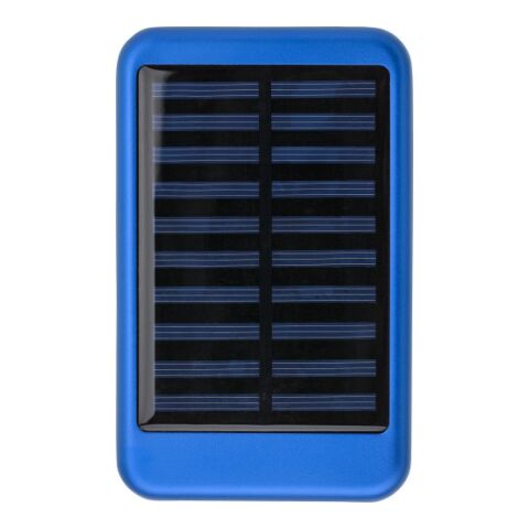 Aluminium Solar Powerbank &quot;Solis&quot; Blau | ohne Werbeanbringung | Nicht verfügbar | Nicht verfügbar