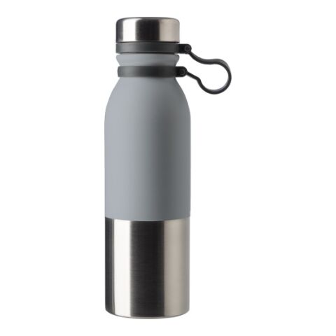 Edelstahlflasche (600 ml) Will Grau | ohne Werbeanbringung | Nicht verfügbar | Nicht verfügbar