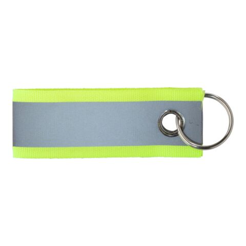 Reflektierender Polyester-Schlüsselanhänger Aliyah Gelb | ohne Werbeanbringung | Nicht verfügbar | Nicht verfügbar