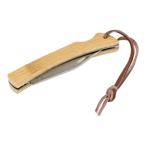 Klappbares Messer aus Edelstahl und Bambus Beckett