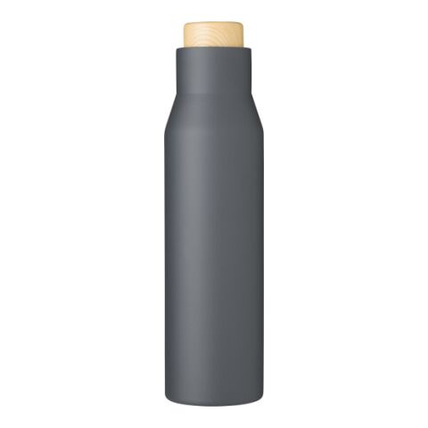 Doppelwandige Flasche aus Edelstahl Christian Grau | ohne Werbeanbringung | Nicht verfügbar | Nicht verfügbar