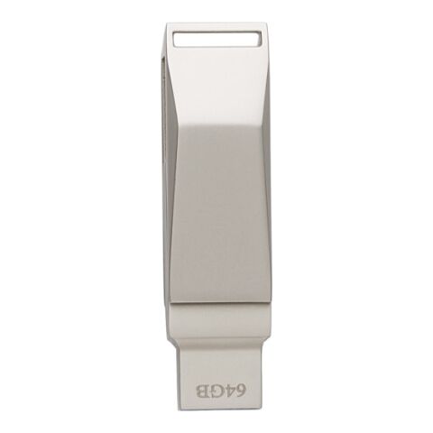 USB-Stick aus verzinkter Oberfläche Dorian Silber | ohne Werbeanbringung | Nicht verfügbar | Nicht verfügbar
