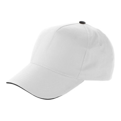 Baseball-Cap &#039;Dallas&#039; aus Baumwolle Weiß | ohne Werbeanbringung | Nicht verfügbar | Nicht verfügbar