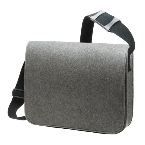 Werbeartikel Halfar Kuriertasche ModernClassic – anthrazit – mit Logo bedruckt