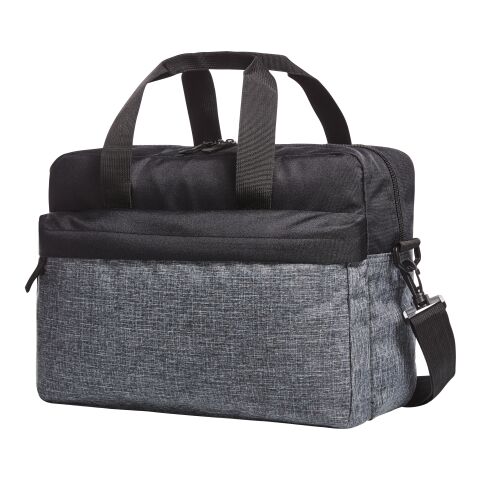 HALFAR® Umhängetasche ELEGANCE schwarz-grau | ohne Werbeanbringung