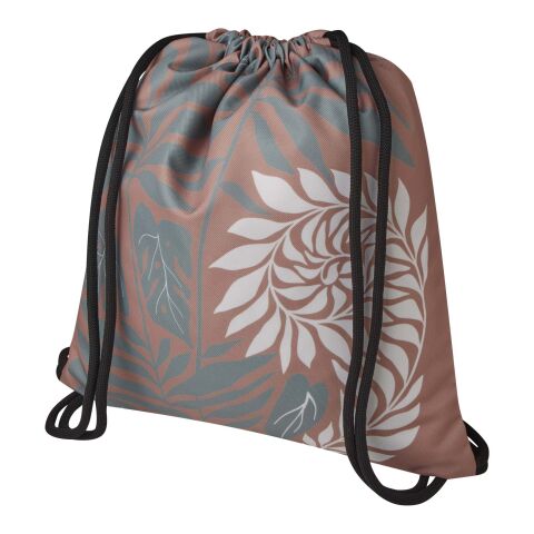 Cal Sublimation Sportbeutel schwarz-weiss | Nicht verfügbar | Sublimation | vollflächig | 290 mm x 345 mm