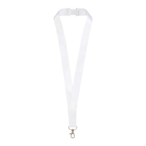 Liv Verstellbares Sublimation Lanyard  weiss | ohne Werbeanbringung | Nicht verfügbar | Nicht verfügbar