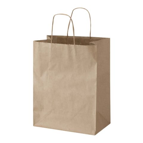 Kraft 80–90 g/m² Papiertasche mit Kordelgriffen – 25 × 15 × 32 cm Kraftpapier | ohne Werbeanbringung | Nicht verfügbar | Nicht verfügbar