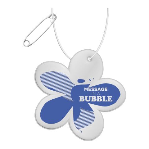 RFX™ reflektierender TPU-Aufhänger Blume transparent klar | ohne Werbeanbringung | Nicht verfügbar | Nicht verfügbar