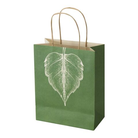 Landwirtschaftliche Altpapiertasche, 150 g/m², mit gedrehten Tragegriffen – 18 x 9 x 23 cm elfenbeinweiß