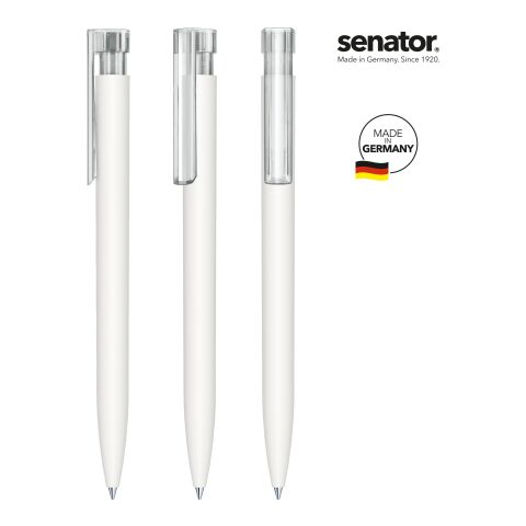 senator® Liberty Soft Touch  Druckkugelschreiber weiß | ohne Werbeanbringung | ohne Werbeanbringung | Nicht verfügbar | Nicht verfügbar