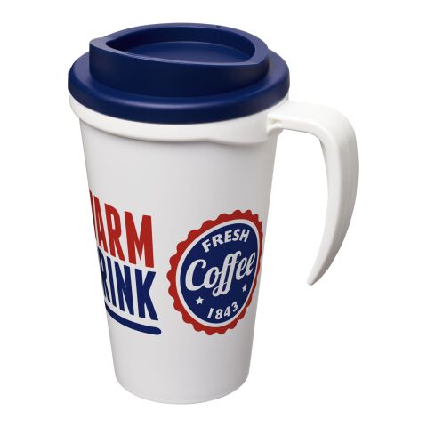 Americano® Grande 350 ml Isolierbecher transparent-blau | 1-farbiger Siebdruck | rundum | 227 mm x 73 mm